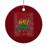 Black Wall Street 1921 Ceramic Ornament Tulsa Oklahoma Black History Month