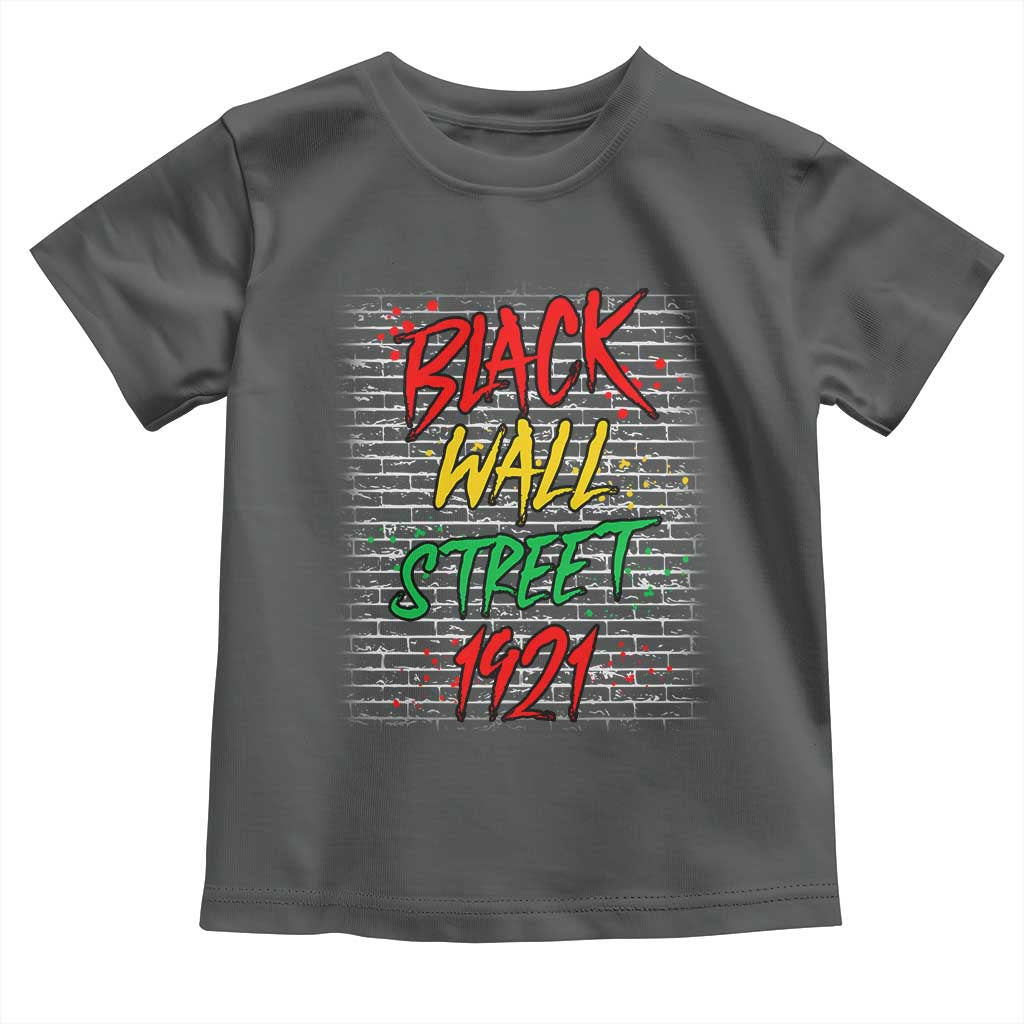Black Wall Street 1921 Toddler T Shirt Tulsa Oklahoma Black History Month