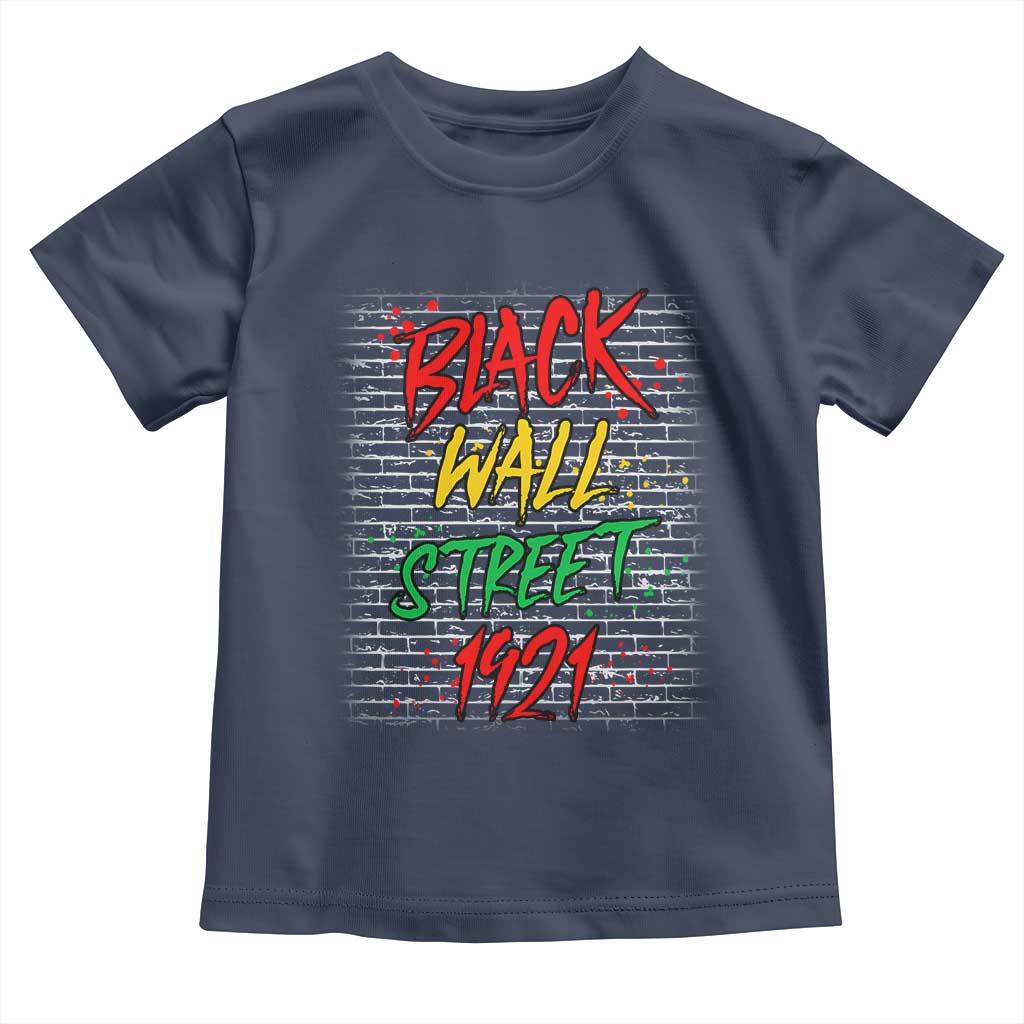 Black Wall Street 1921 Toddler T Shirt Tulsa Oklahoma Black History Month