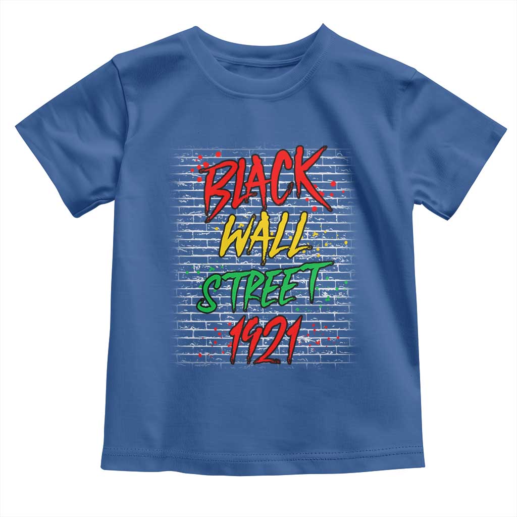 Black Wall Street 1921 Toddler T Shirt Tulsa Oklahoma Black History Month