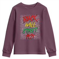Black Wall Street 1921 Youth Sweatshirt Tulsa Oklahoma Black History Month