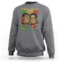 Martin Luther King And Malcolm X Sweatshirt Brothers In Arms Fighting Terrorism 1964 Black History