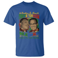Martin Luther King And Malcolm X T Shirt Brothers In Arms Fighting Terrorism 1964 Black History