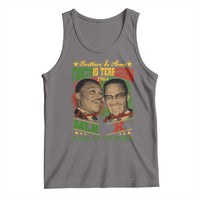 Martin Luther King And Malcolm X Tank Top Brothers In Arms Fighting Terrorism 1964 Black History
