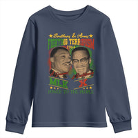 Martin Luther King And Malcolm X Youth Sweatshirt Brothers In Arms Fighting Terrorism 1964 Black History