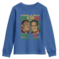 Martin Luther King And Malcolm X Youth Sweatshirt Brothers In Arms Fighting Terrorism 1964 Black History
