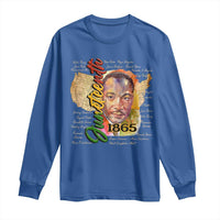 Juneteenth 1865 Long Sleeve Shirt Black Leaders African American Heritage