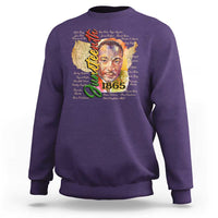 Juneteenth 1865 Sweatshirt Black Leaders African American Heritage
