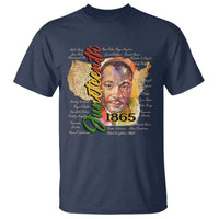 Juneteenth 1865 T Shirt Black Leaders African American Heritage
