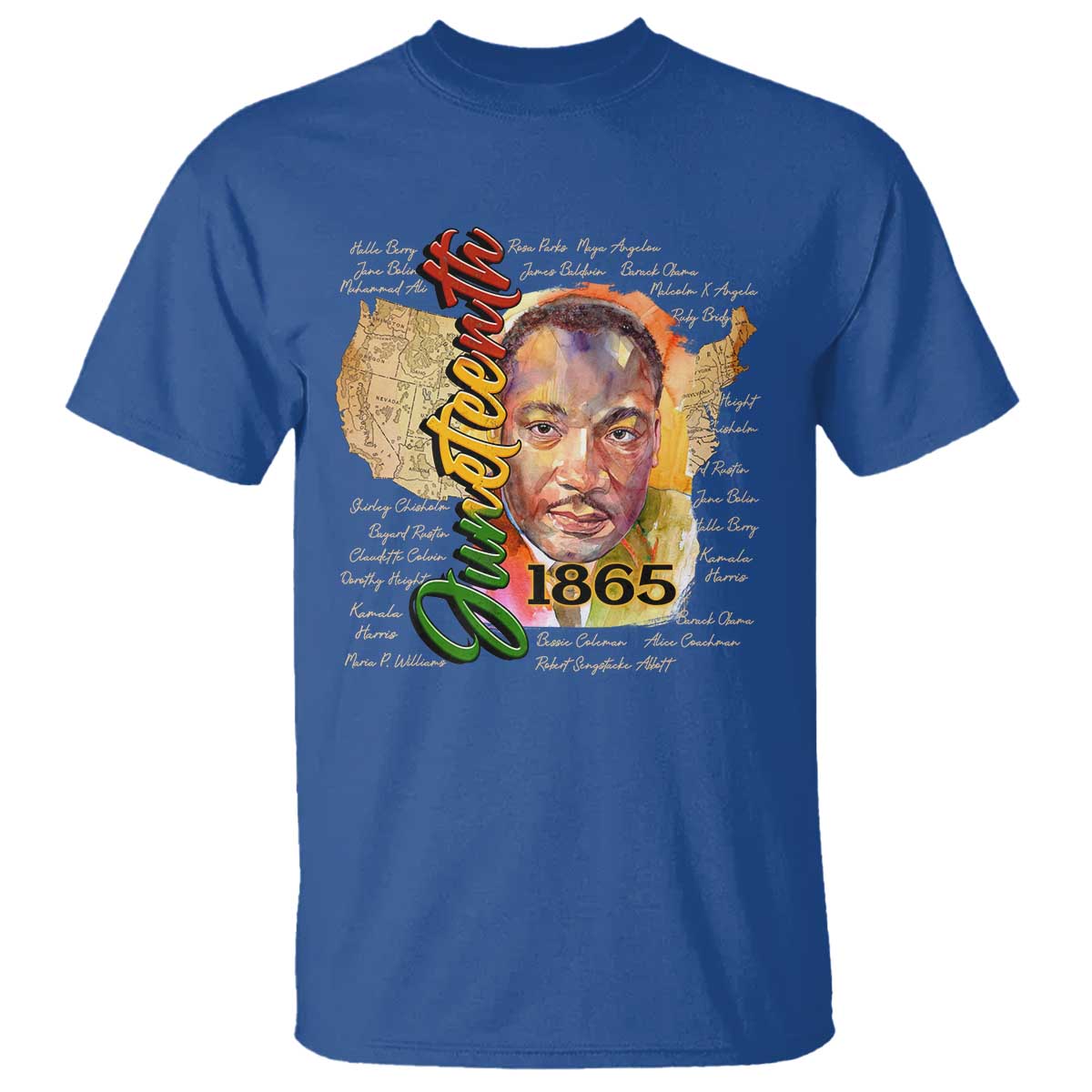 Juneteenth 1865 T Shirt Black Leaders African American Heritage