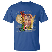 Juneteenth 1865 T Shirt Black Leaders African American Heritage