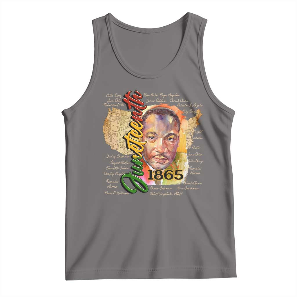 Juneteenth 1865 Tank Top Black Leaders African American Heritage