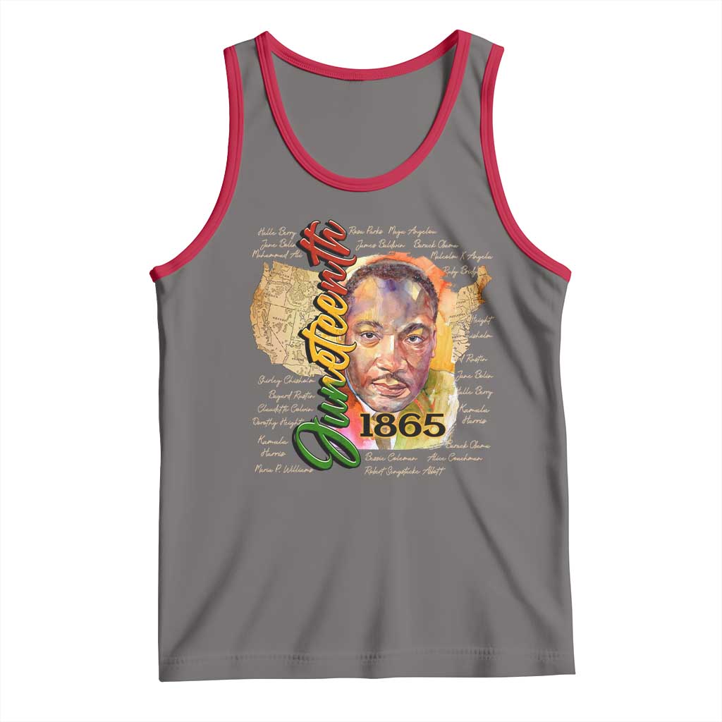 Juneteenth 1865 Tank Top Black Leaders African American Heritage