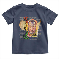 Juneteenth 1865 Toddler T Shirt Black Leaders African American Heritage