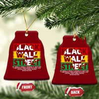 Black Wall Street Ceramic Ornament Tulsa Black History Month Africa Map
