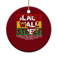 Black Wall Street Ceramic Ornament Tulsa Black History Month Africa Map