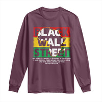 Black Wall Street Long Sleeve Shirt Tulsa Black History Month Africa Map