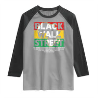 Black Wall Street Raglan Shirt Tulsa Black History Month Africa Map