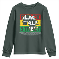 Black Wall Street Youth Sweatshirt Tulsa Black History Month Africa Map
