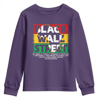 Black Wall Street Youth Sweatshirt Tulsa Black History Month Africa Map