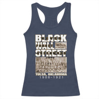 Never Forget Greenwood Black Wall Street Racerback Tank Top Black History Month