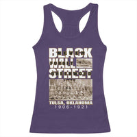 Never Forget Greenwood Black Wall Street Racerback Tank Top Black History Month