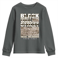 Never Forget Greenwood Black Wall Street Youth Sweatshirt Black History Month