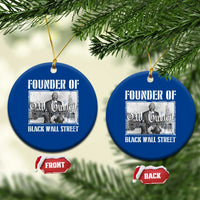 Founder Of Black Wall Street O.W. Gurley Ceramic Ornament Black History Month