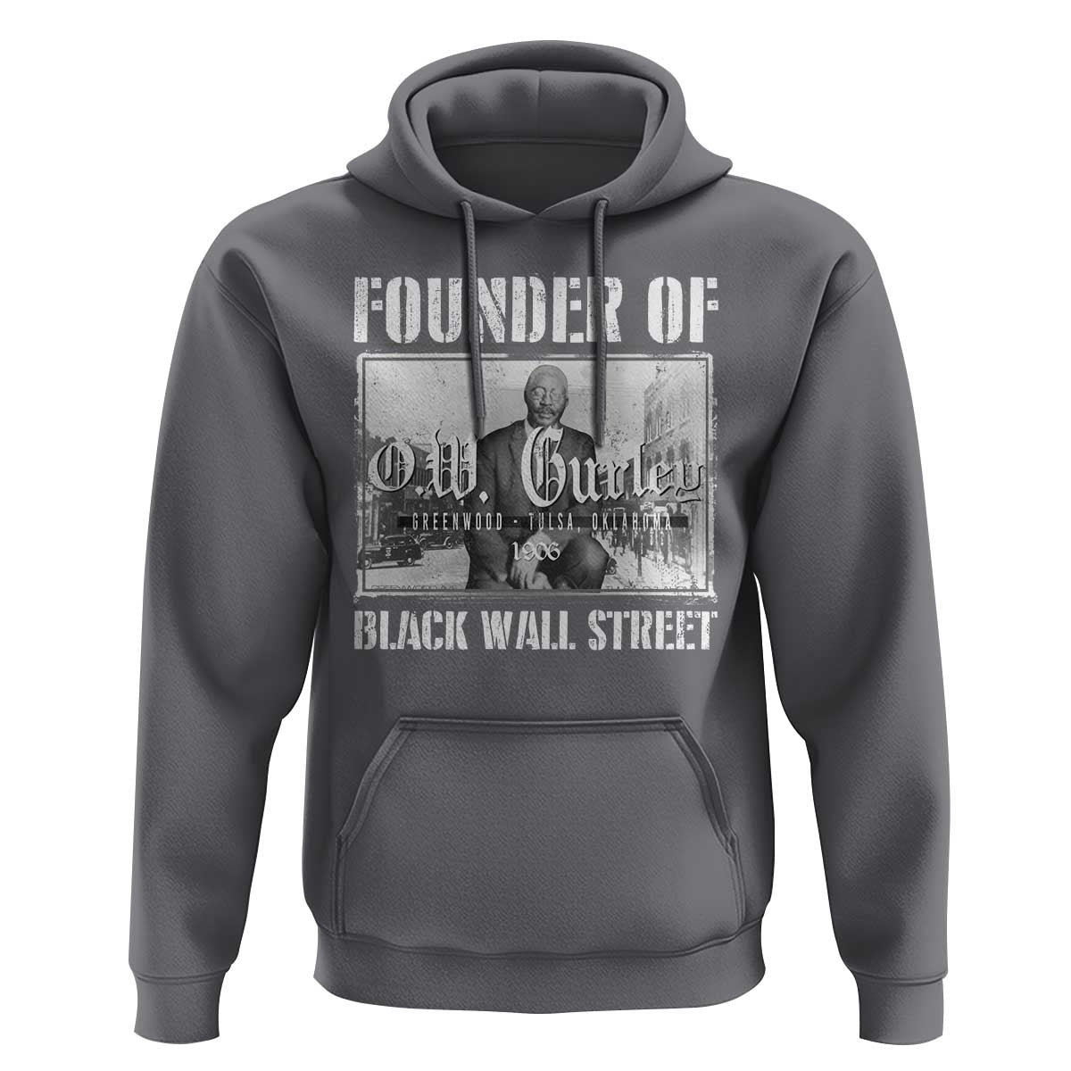 Founder Of Black Wall Street O.W. Gurley Hoodie Black History Month