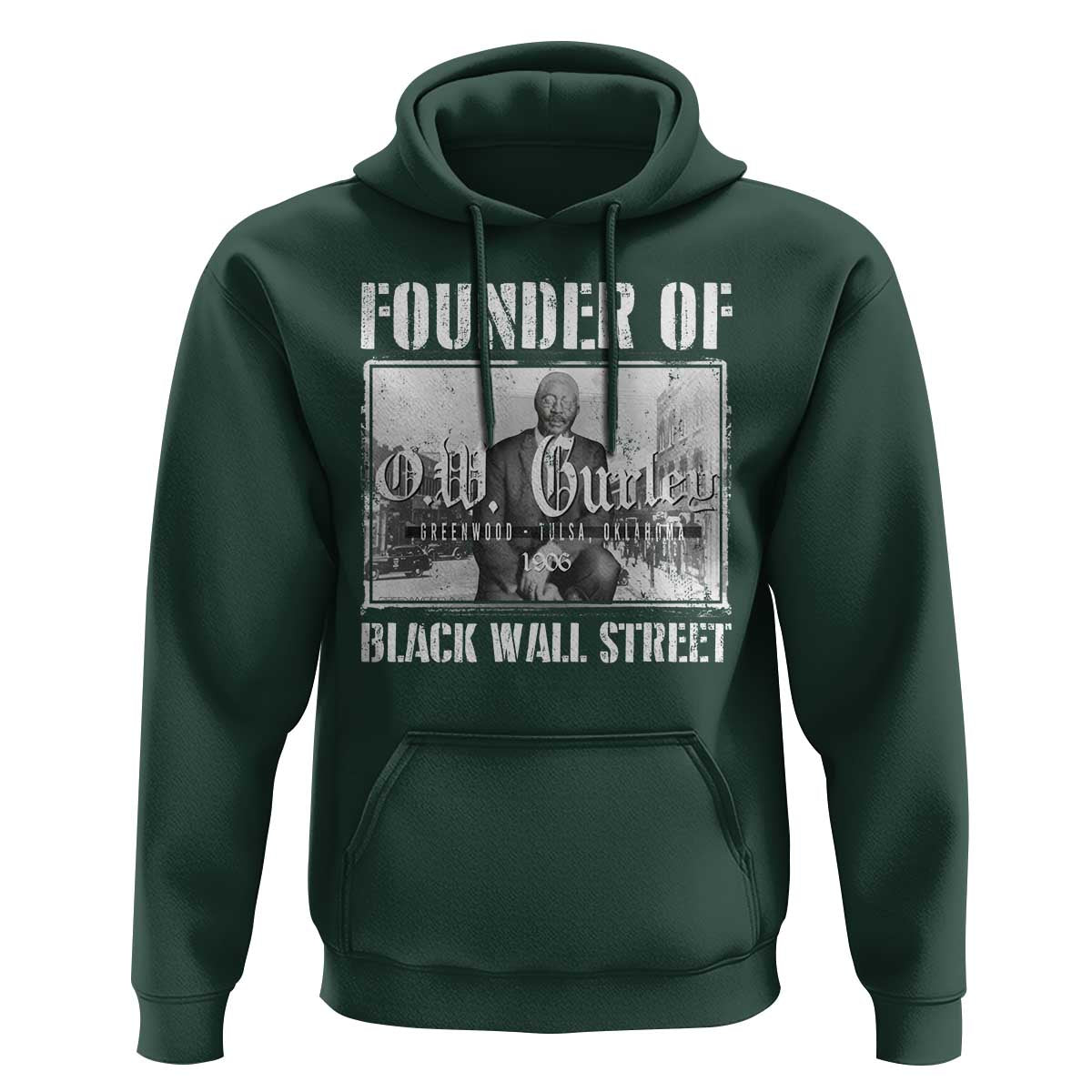 Founder Of Black Wall Street O.W. Gurley Hoodie Black History Month