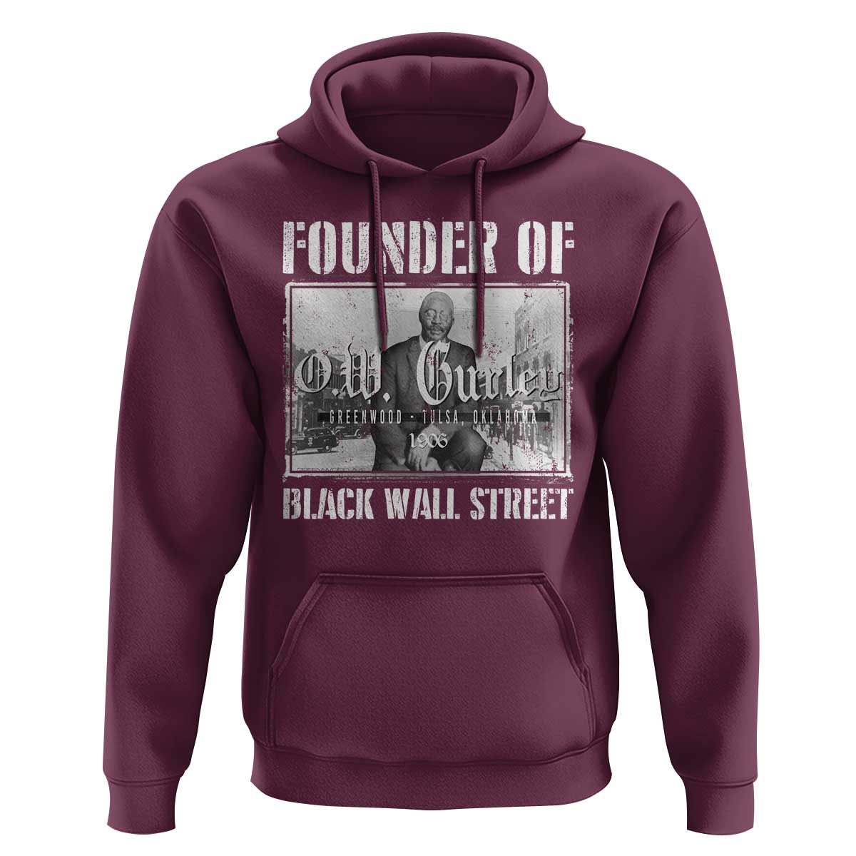 Founder Of Black Wall Street O.W. Gurley Hoodie Black History Month