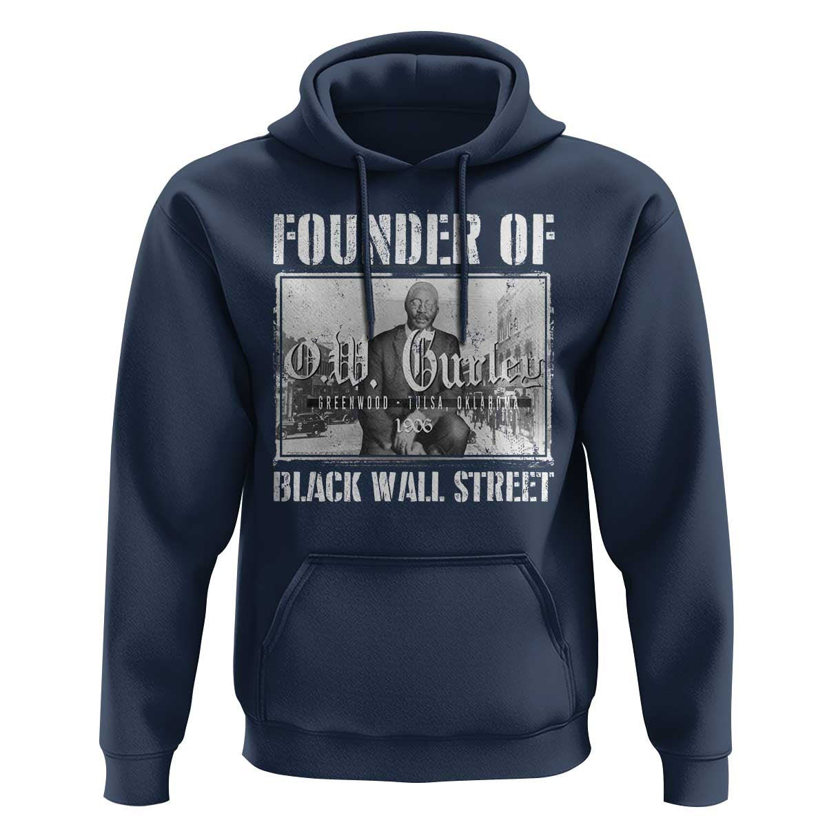 Founder Of Black Wall Street O.W. Gurley Hoodie Black History Month