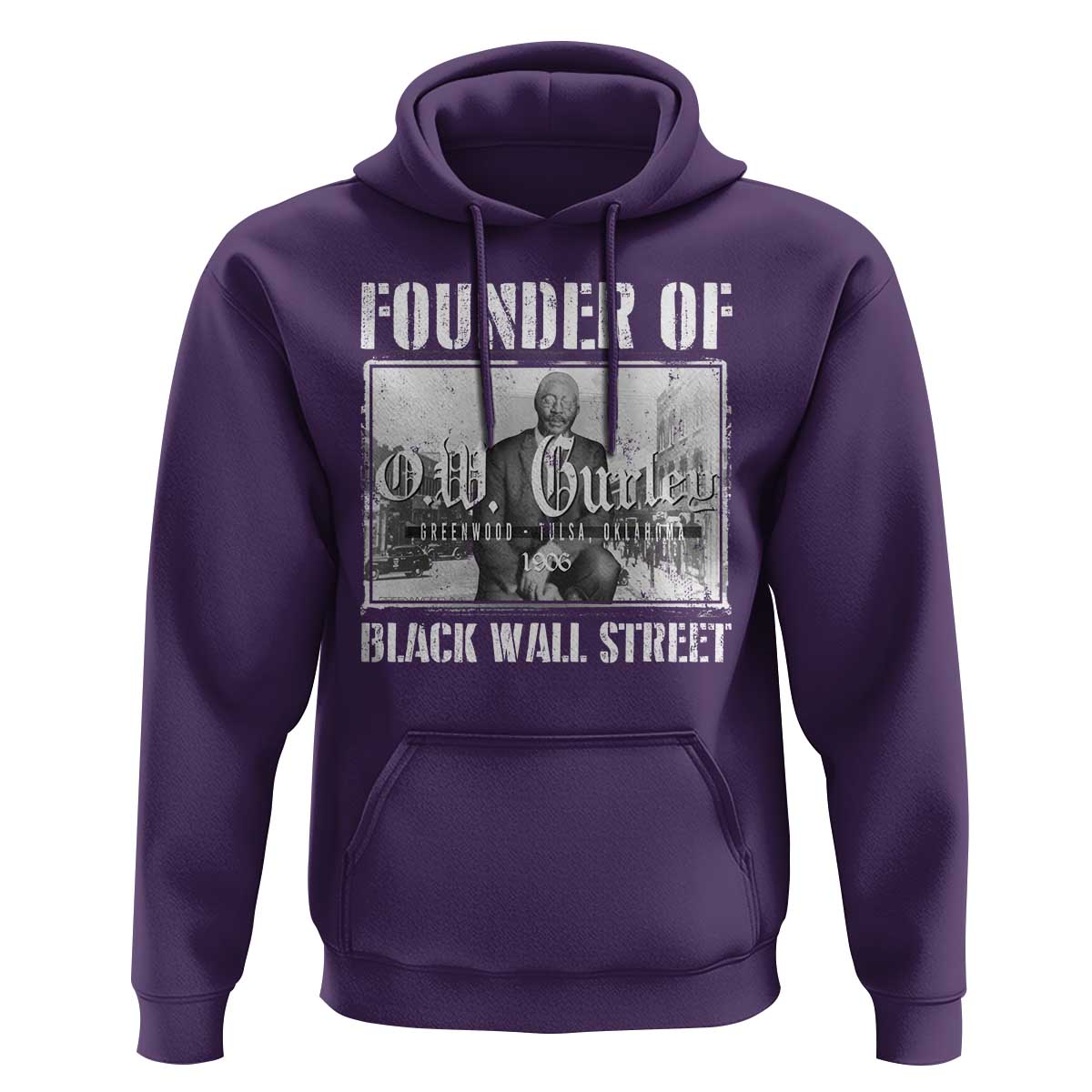 Founder Of Black Wall Street O.W. Gurley Hoodie Black History Month