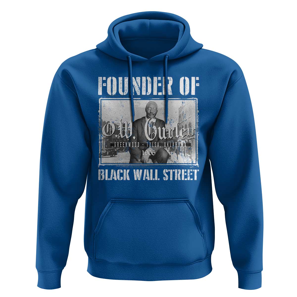 Founder Of Black Wall Street O.W. Gurley Hoodie Black History Month