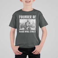 Founder Of Black Wall Street O.W. Gurley T Shirt For Kid Black History Month