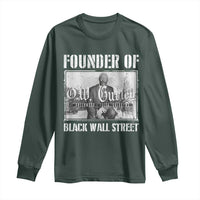 Founder Of Black Wall Street O.W. Gurley Long Sleeve Shirt Black History Month