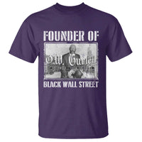 Founder Of Black Wall Street O.W. Gurley T Shirt Black History Month