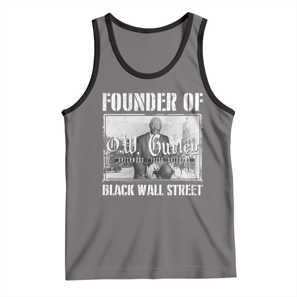 Founder Of Black Wall Street O.W. Gurley Tank Top Black History Month