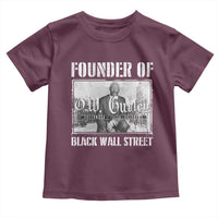 Founder Of Black Wall Street O.W. Gurley Toddler T Shirt Black History Month