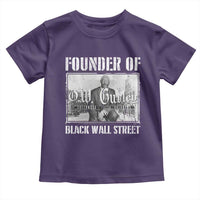 Founder Of Black Wall Street O.W. Gurley Toddler T Shirt Black History Month