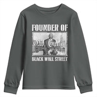 Founder Of Black Wall Street O.W. Gurley Youth Sweatshirt Black History Month