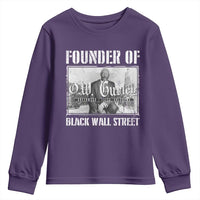 Founder Of Black Wall Street O.W. Gurley Youth Sweatshirt Black History Month