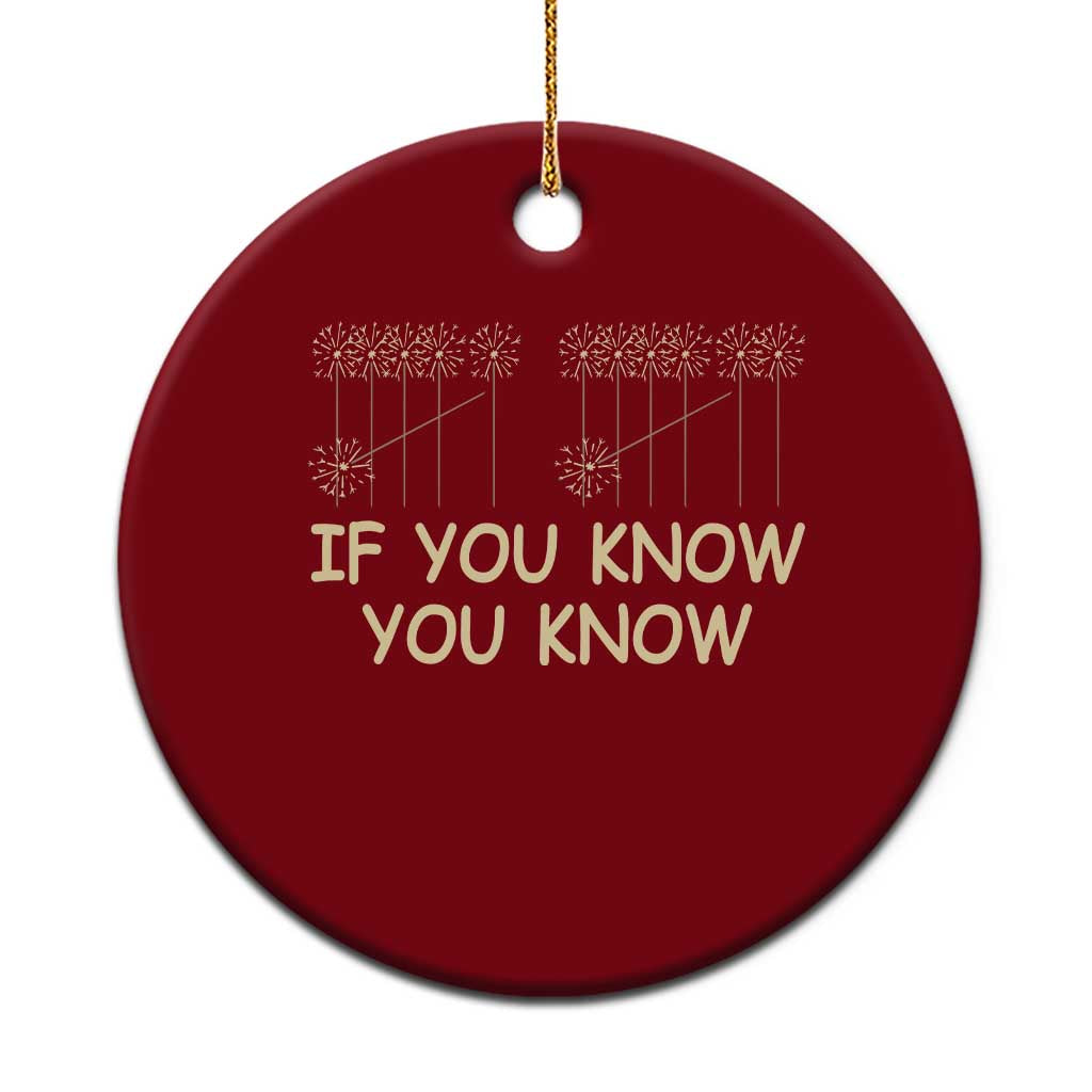 Funny 67 New Year Ceramic Ornament If You Know You Know Six Seven Meme Sparklers - Wonder Print Shop