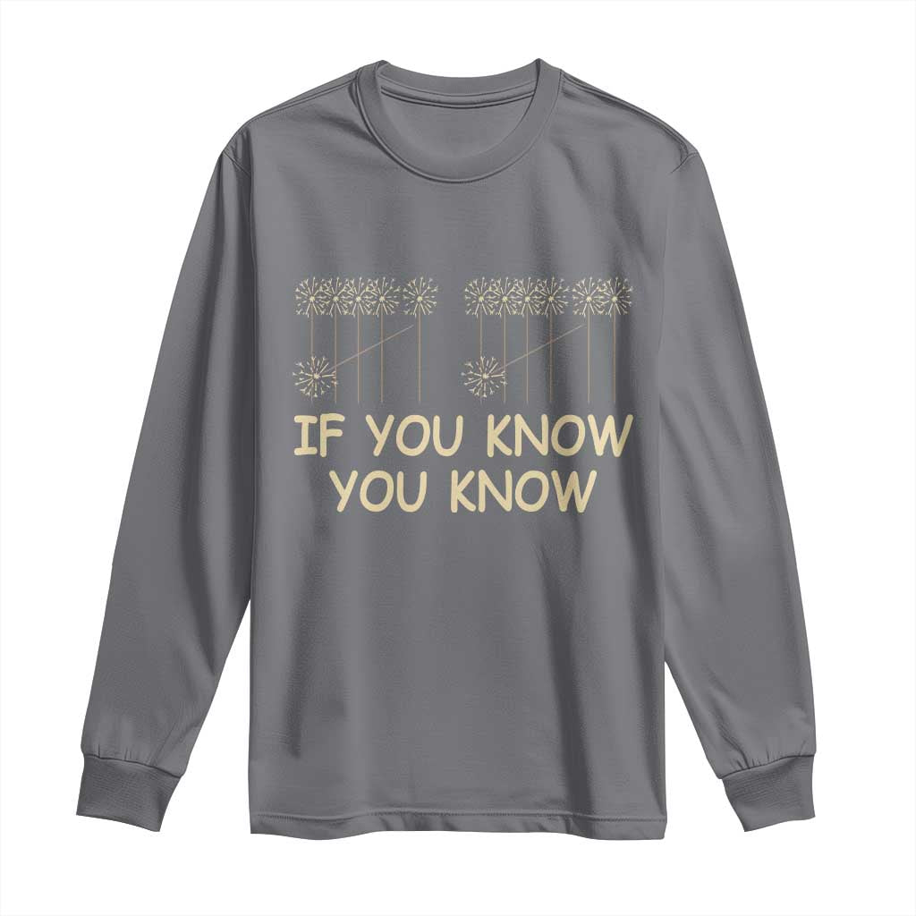 Funny 67 New Year Long Sleeve Shirt If You Know You Know Six Seven Meme Sparklers - Wonder Print Shop