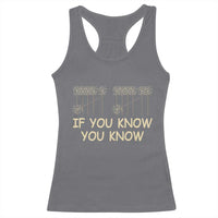 Funny 67 New Year Racerback Tank Top If You Know You Know Six Seven Meme Sparklers - Wonder Print Shop