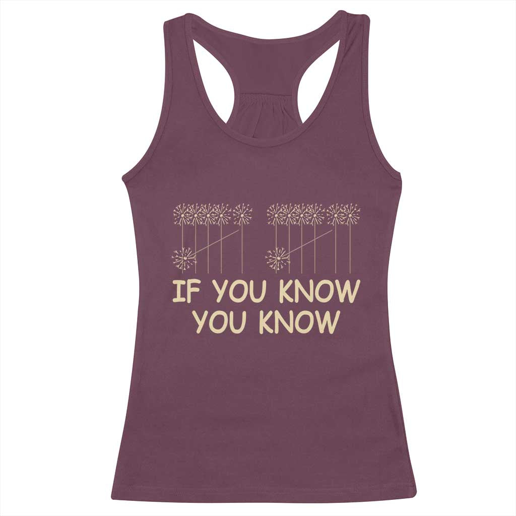 Funny 67 New Year Racerback Tank Top If You Know You Know Six Seven Meme Sparklers - Wonder Print Shop