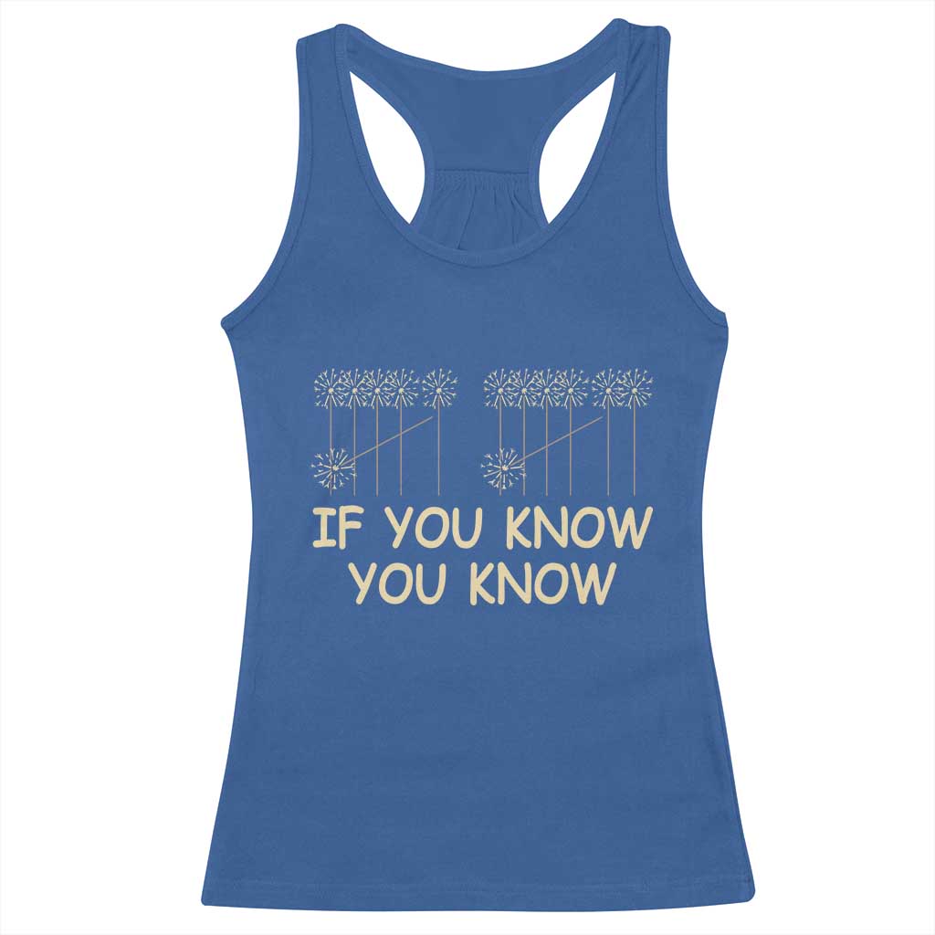 Funny 67 New Year Racerback Tank Top If You Know You Know Six Seven Meme Sparklers - Wonder Print Shop