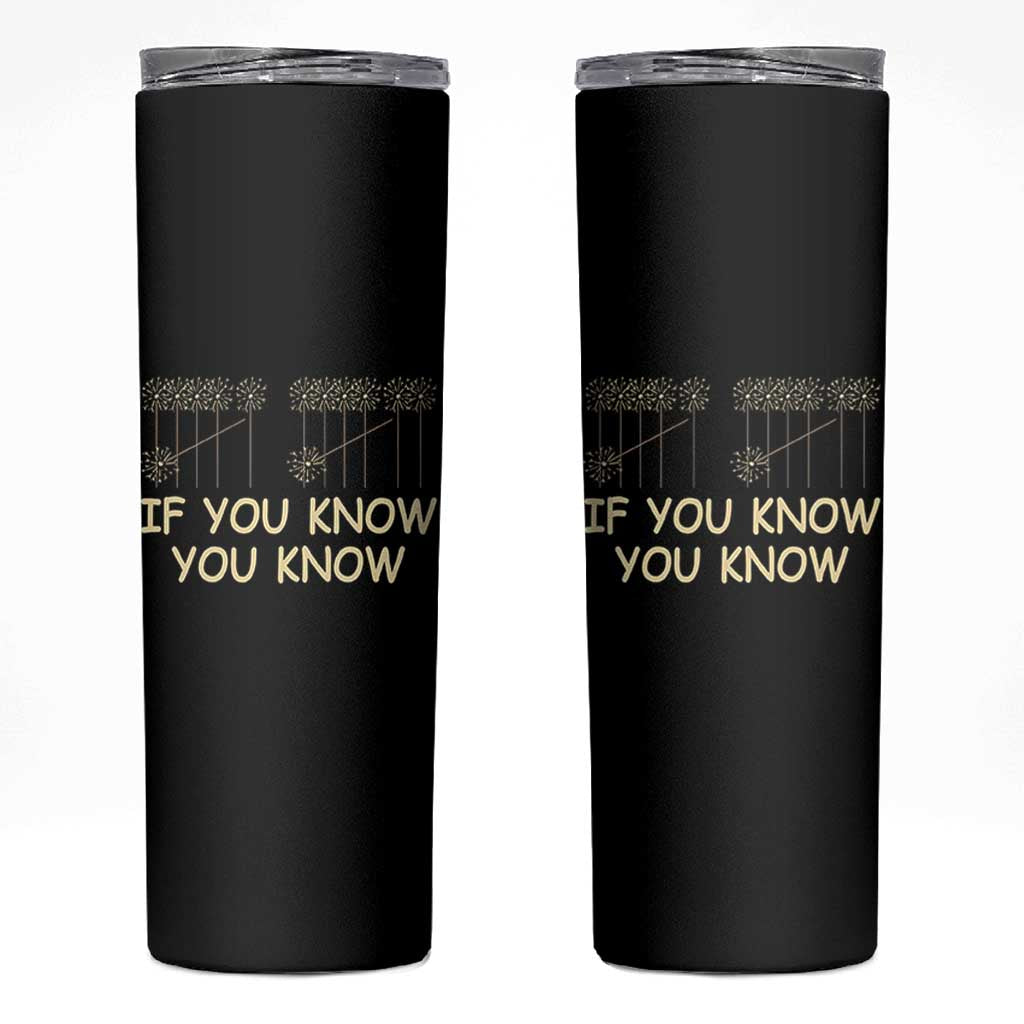 Funny 67 New Year Skinny Tumbler If You Know You Know Six Seven Meme Sparklers - Wonder Print Shop