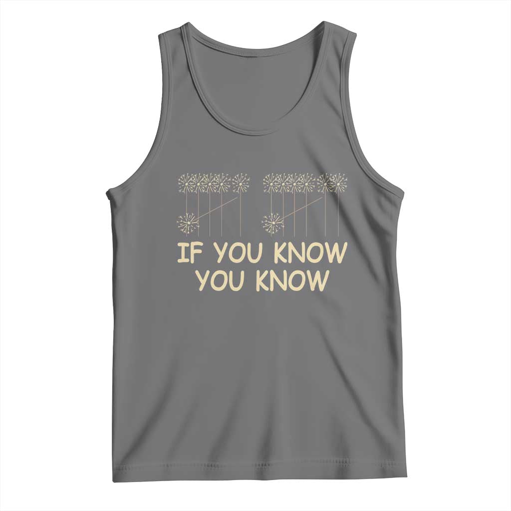 Funny 67 New Year Tank Top If You Know You Know Six Seven Meme Sparklers - Wonder Print Shop