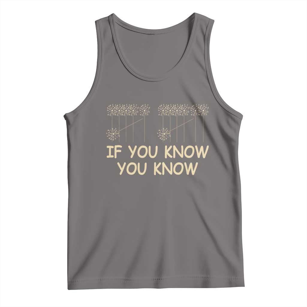 Funny 67 New Year Tank Top If You Know You Know Six Seven Meme Sparklers - Wonder Print Shop